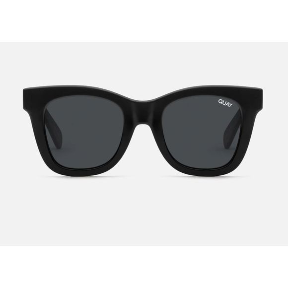 QUAY Afterhours Polarized Black Square Sunglasses EUC - Picture 1 of 7